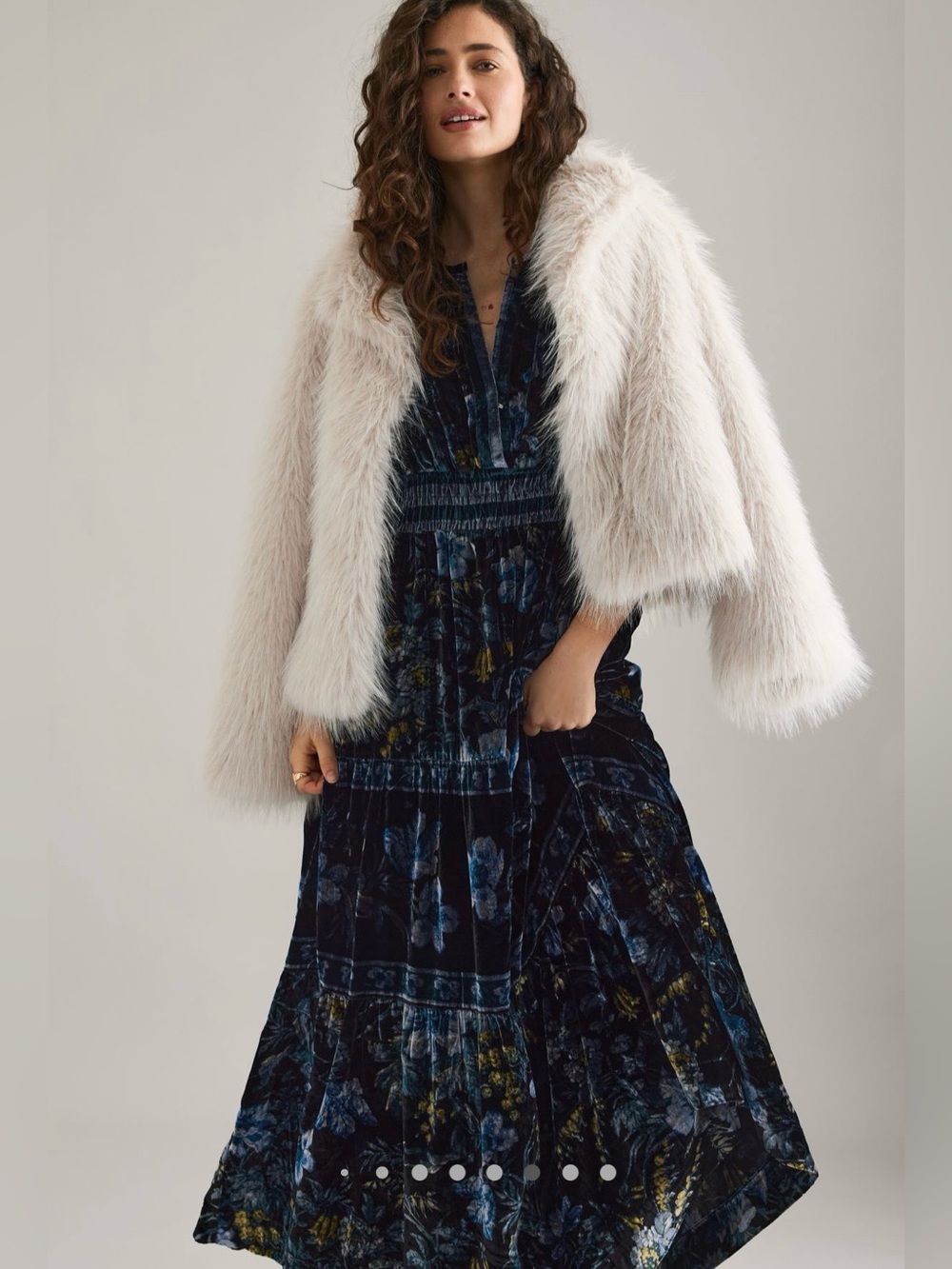 The Somerset velvet maxi dress - Picture 9 of 16